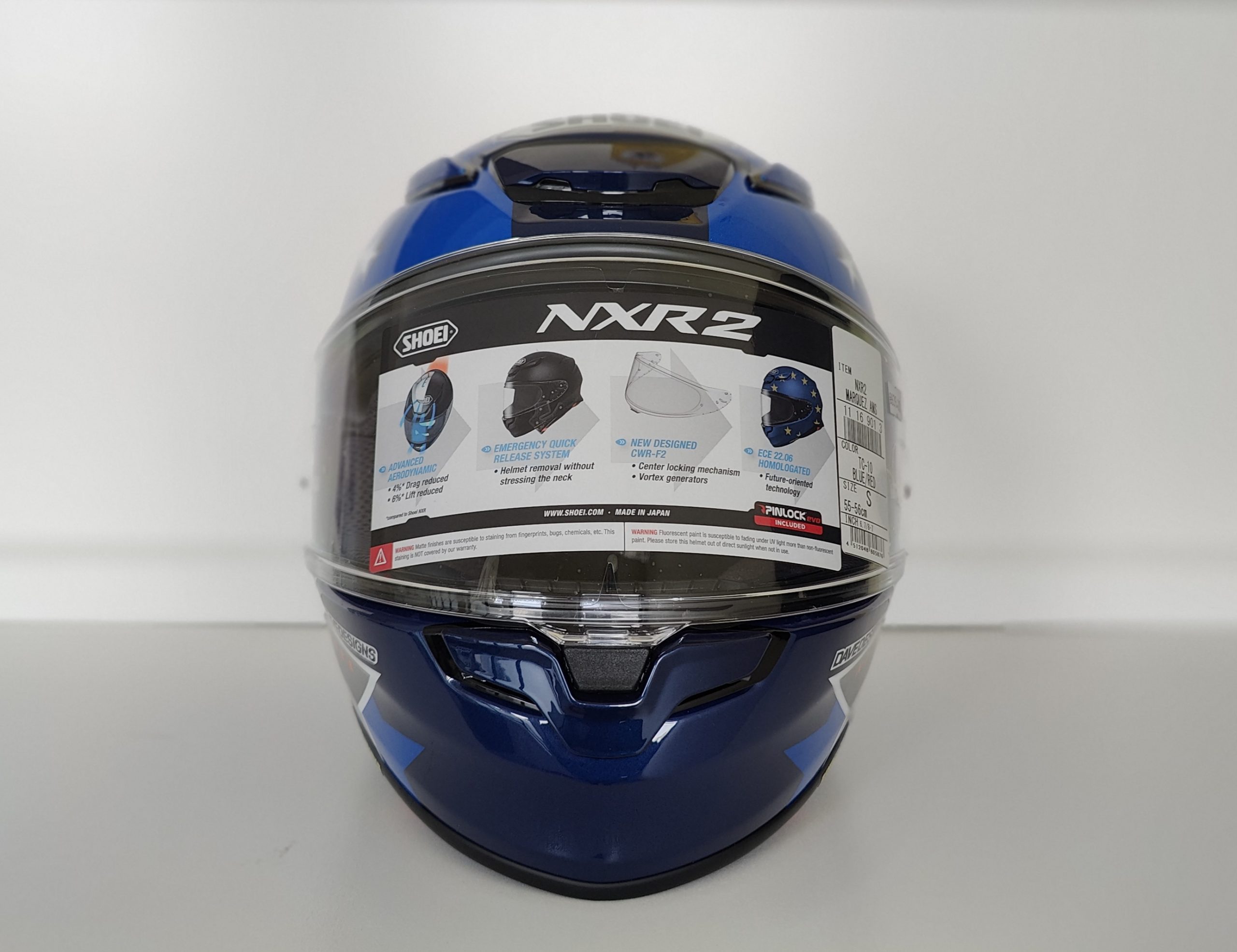 SHOEI NXR2 MARQUEZ AMS TC-10